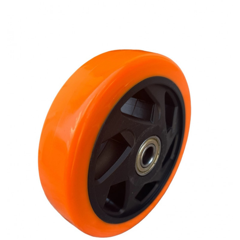 Колесо пінополіуританове 125мм, навантаження 120кг, під вісь 12мм