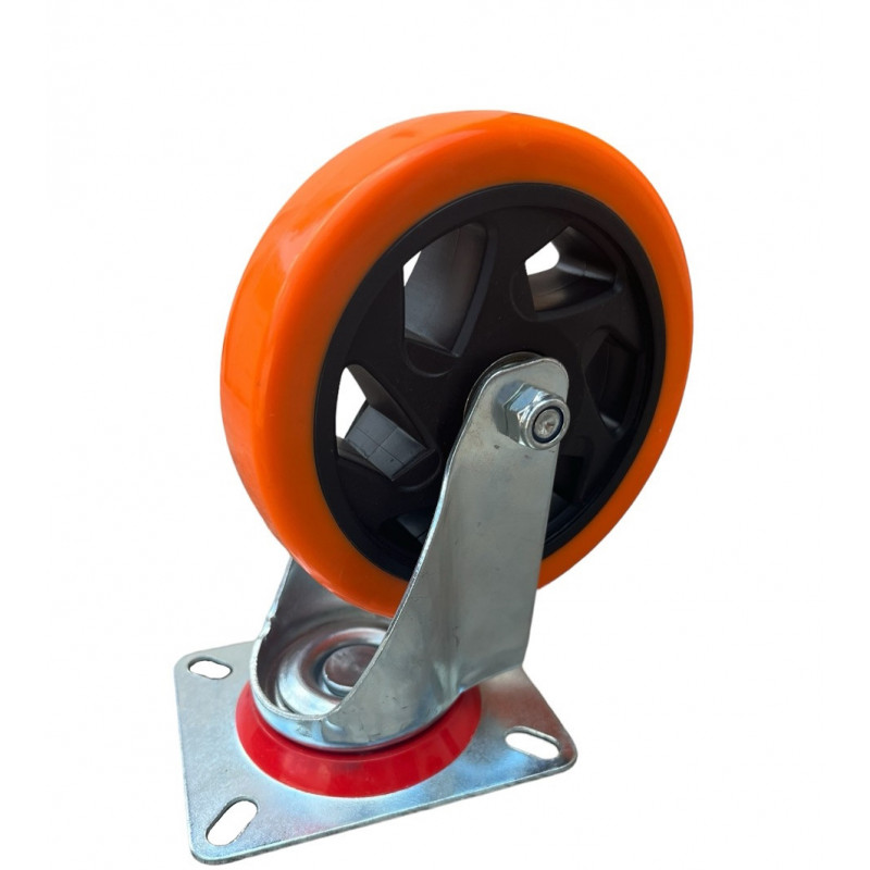 Колесо поворотне пінополіуританове 125мм, навантаження 120кг