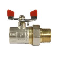 Кран з американкою 1" кульовий (ART 400)