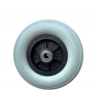 Колесо пінополіуретанове 200х50мм (вісь 12мм), на тачку, інвалідний візок