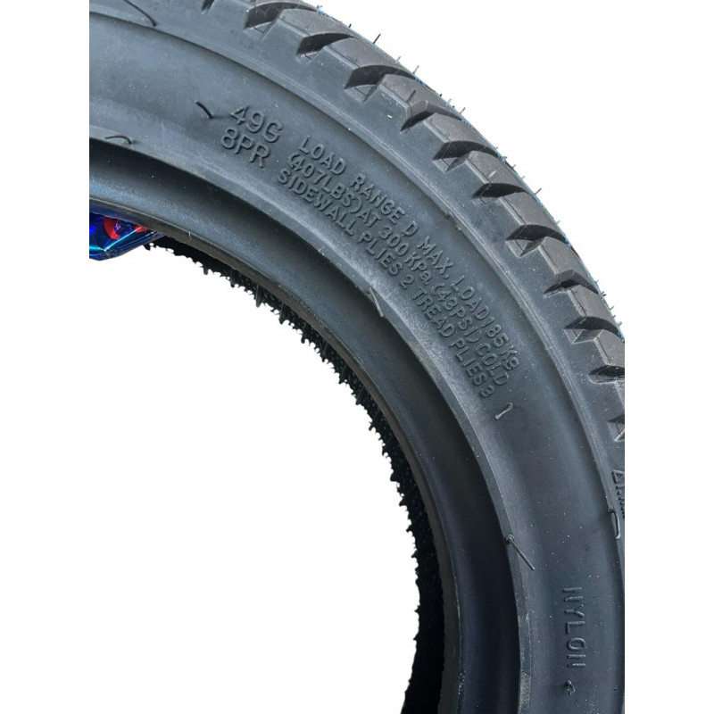 Покришка 3.00-10 49G (8PR), безкамерні (TL), АНТИПРОКОЛ (гель), ЗАХИСТ ОБОДА