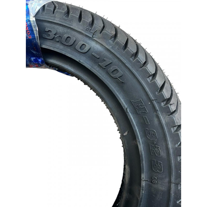 Покришка 3.00-10 49G (8PR), безкамерні (TL), АНТИПРОКОЛ (гель), ЗАХИСТ ОБОДА