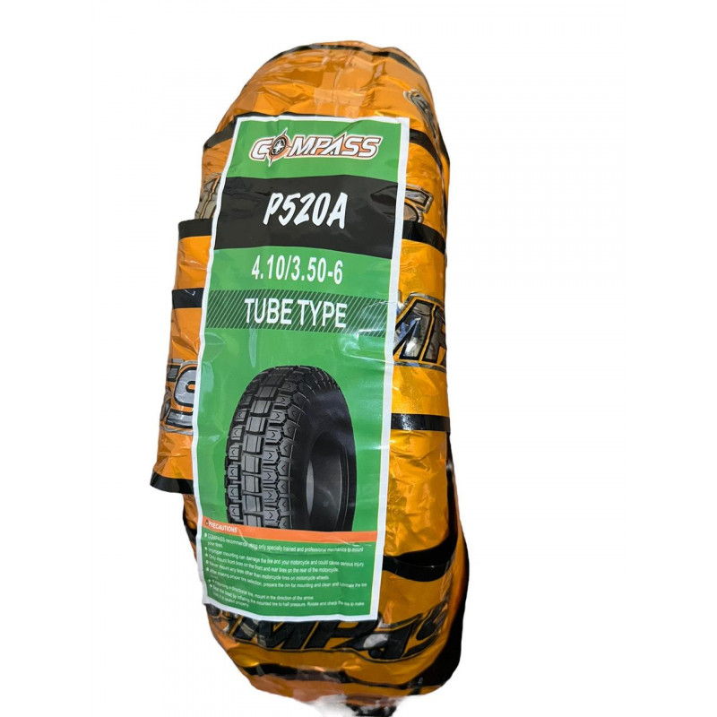 Покришка 4.10/3.50-6 (4PR), Range - "B" (TT), "WANDA COMPASS"