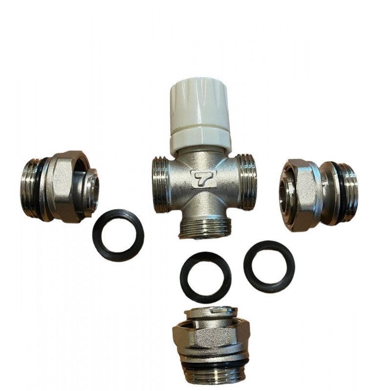 Розділювальній триходовий клапан термостатичний "Europroduct" (DN25)  Чехія