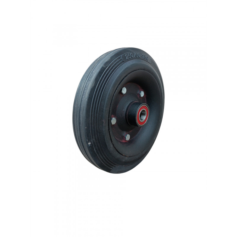 Колесо 250мм лите (гусматик), під вісь 20мм, навантаження 250кг