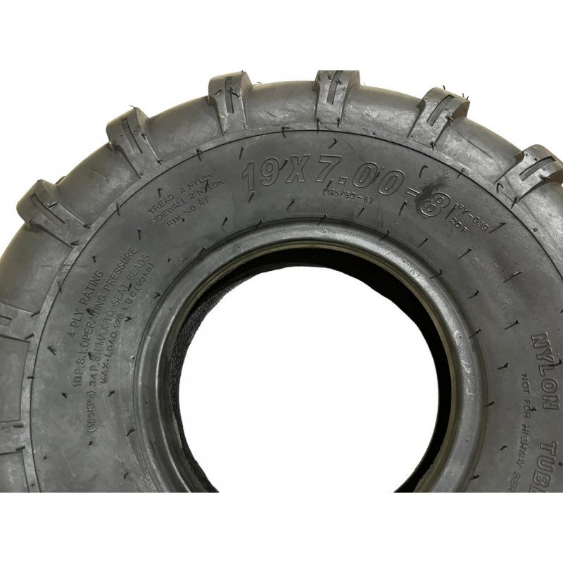 Покришка 19х7-8 (175/80-8) на квадроцикл, без камерна (TL), (4PR)