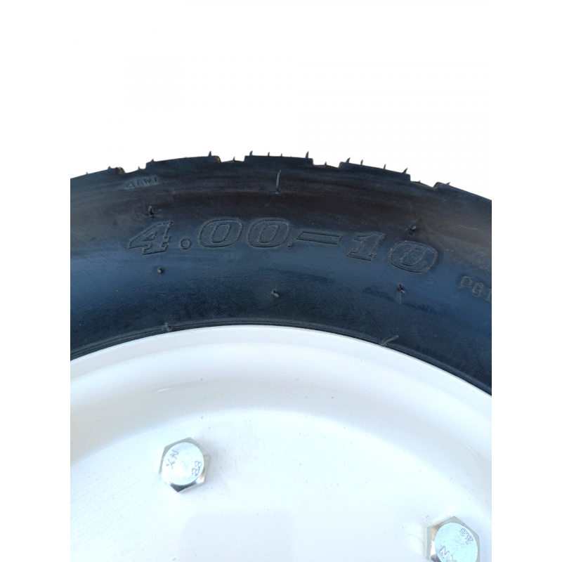 Колесо 4.00-10 посилене (6PR), Max Load 290kg.