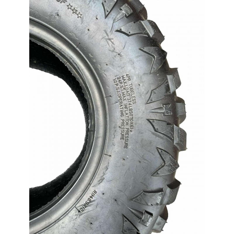 Покришка 22х10-10 на квадроцикл, без камерна 46F (TL), (4PR)