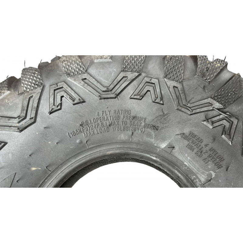 Покришка 19х7-8 (185/80-8) на квадроцикл, без камерна (TL), (4PR)