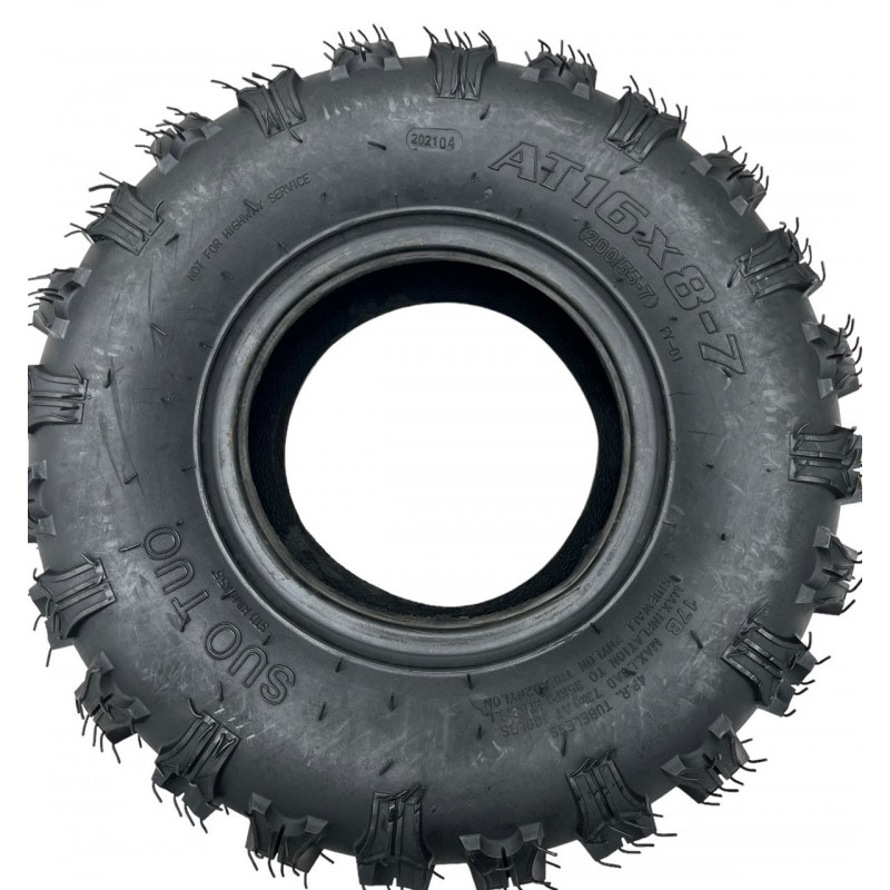 Покришка 16х8.00-7 (200/55-7) на квадроцикл, без камерна (TL), 17В, (4PR)