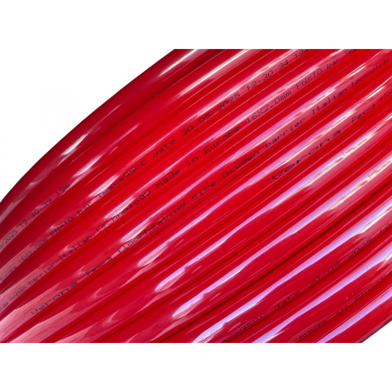 Труба для теплої підлоги "Verona" PE-Xa 16 x 2.0 мм Oxigen Barier (Tmax = 95 °C) Italian Technology