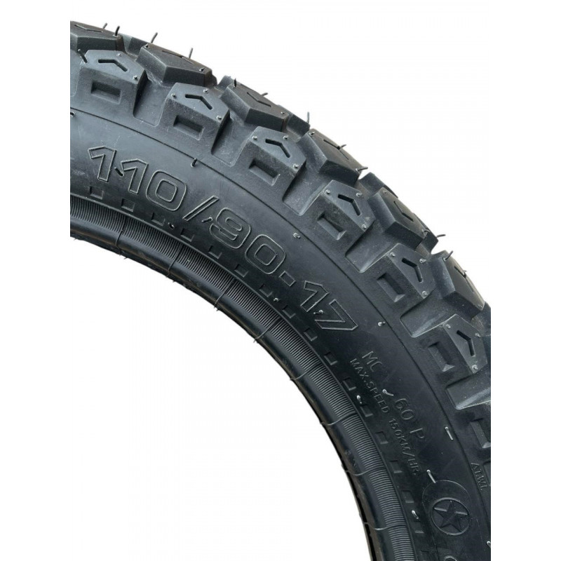Покришка 110/90-17 M/С 60P (6PR), TUBELESS (TL), "Servis Tyres" Pakistan
