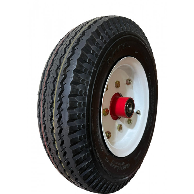 Колесо 4.00-8 зі ступецєю, "Шосейка" (4PR), Max Load 270kg.