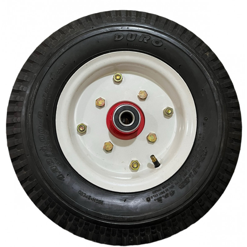 Колесо 4.00-8 зі ступецєю, "Шосейка" (4PR), Max Load 270kg.