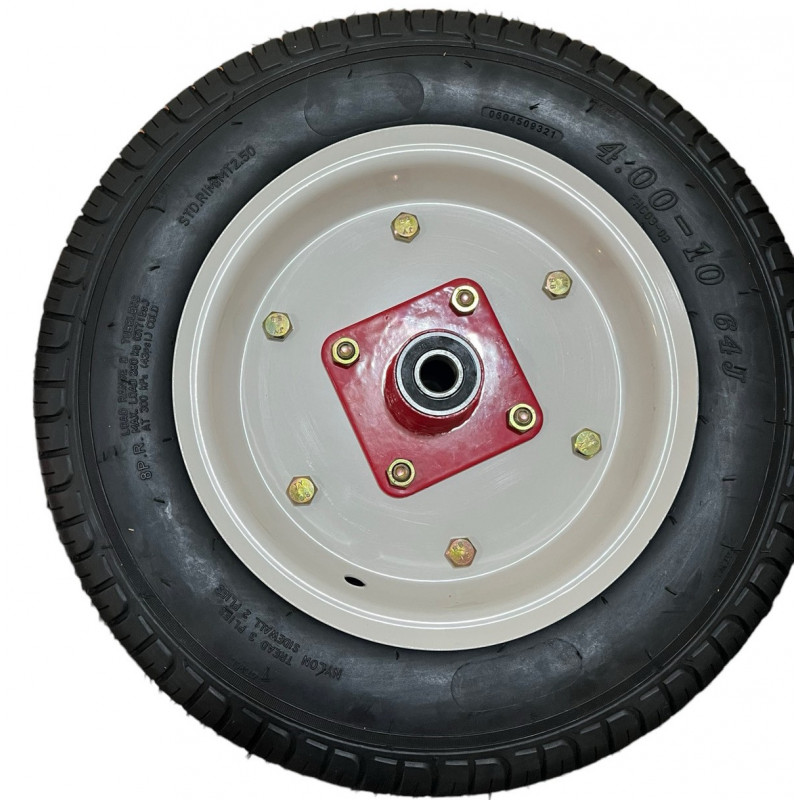 Колесо 4.00-10 (8PR) зі ступицею під вісь 20мм.