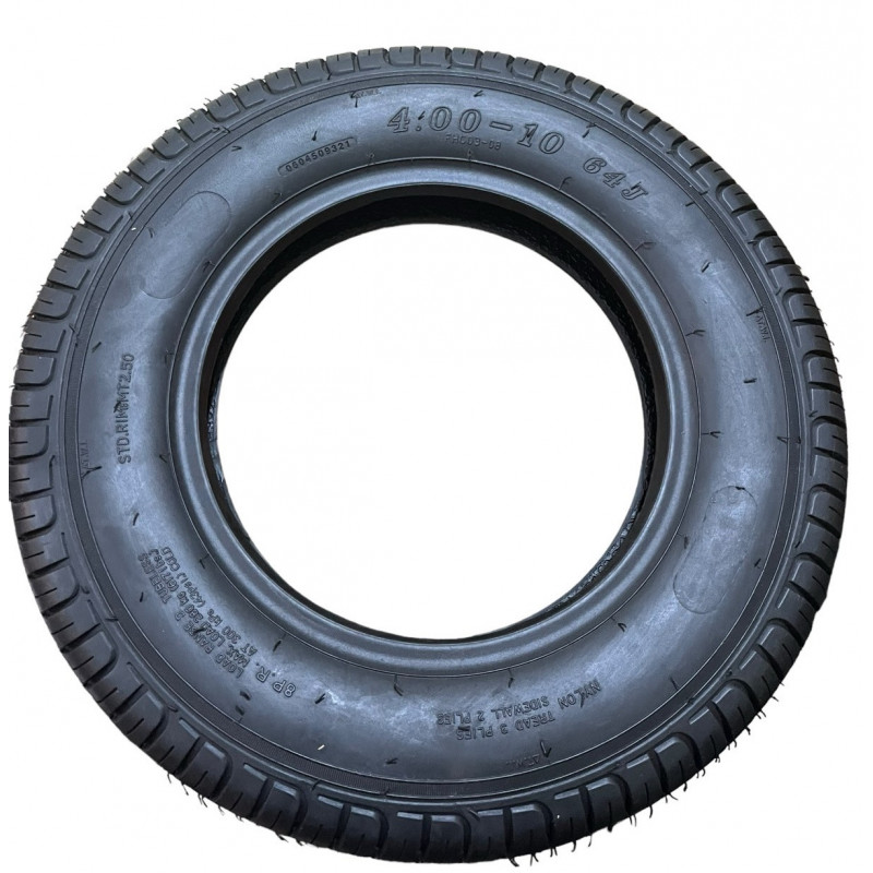 Покришка 4.00-10 безкамерна (TL), (8PR), Range Load "D"