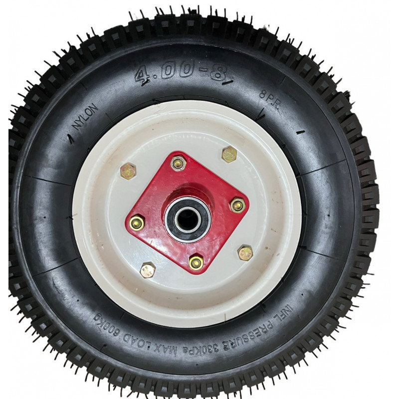 Колесо 4.00-8 (8PR) зі ступицею під вісь 20мм, Max Load 600kg