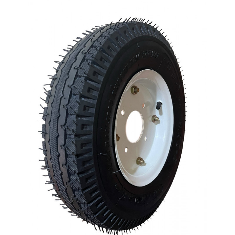 Колесо 4.00-8, скат посилений (8PR), Max Load 600kg