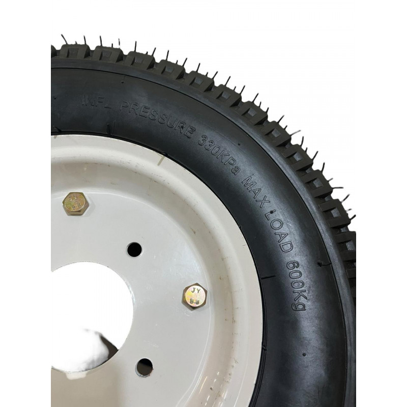 Колесо 4.00-8, скат посилений (8PR), Max Load 600kg
