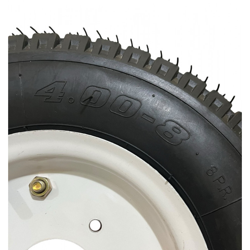 Колесо 4.00-8, скат посилений (8PR), Max Load 600kg