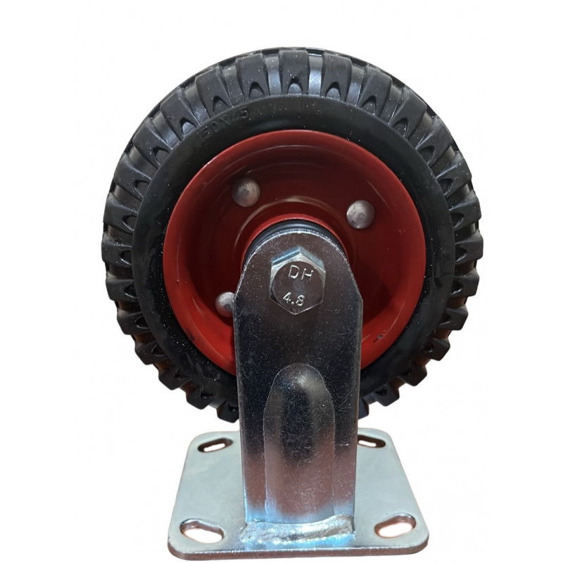 Колесо лите з кронштейном, діаметр 150мм, не поворотне, (180 кг)
