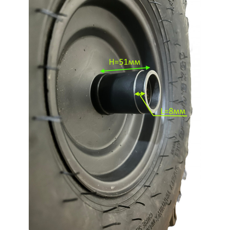 Колесо 15х5.00-6, без камерне (TL), "WANDA" (4PR)