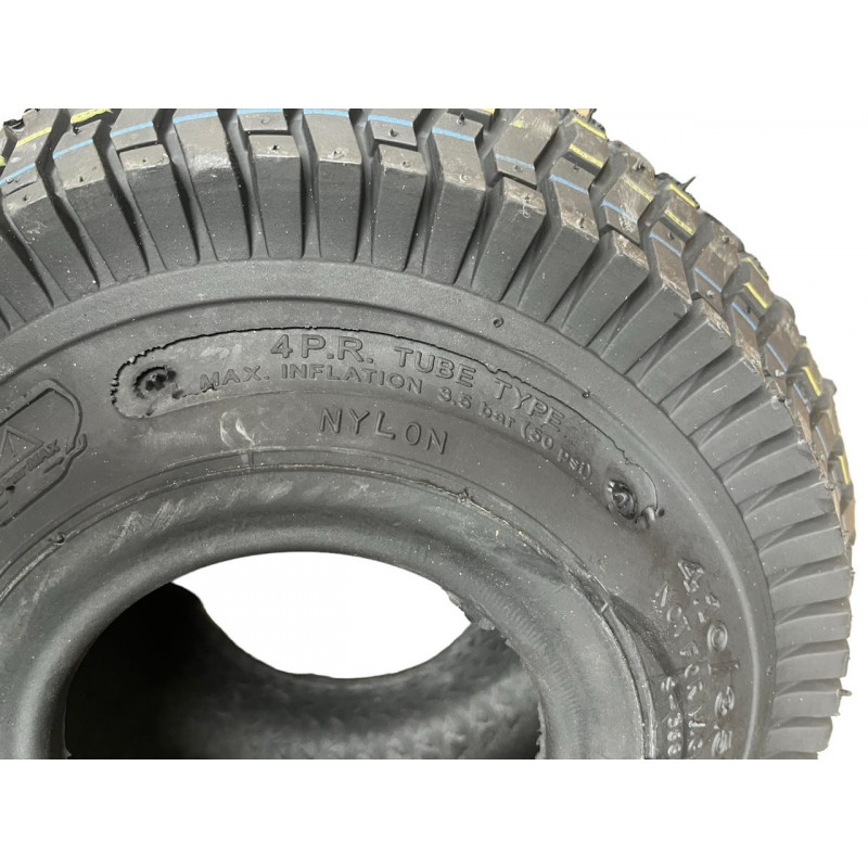 Покришка 4.10/3.50-4 (60% каучуку) для садово-будівельної тачки, дитячий квадроцикл "Deli Tire" Індонезія