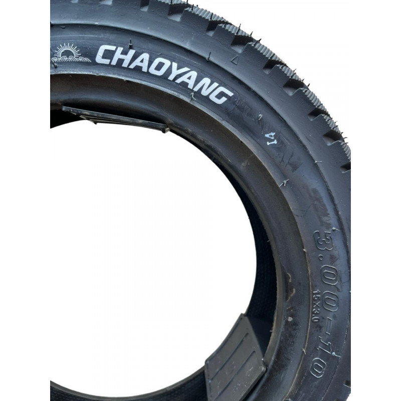Покришка 3.00-10 (17х3.0) камерна (TT), 4PR, Load Range B, "Chao Yang"