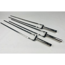 Подвійний шампур СРІБЛО, з нержавіючої сталі