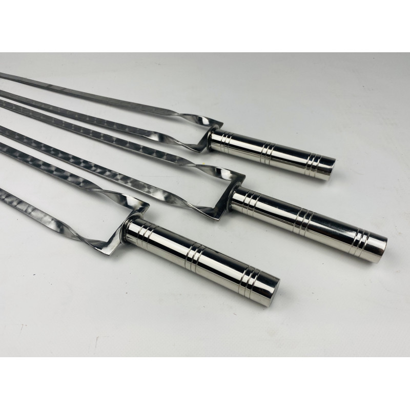 Подвійний шампур СРІБЛО, з нержавіючої сталі