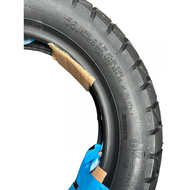 Покришка 100/90-10 (3.50-10) 56J, TL - безкамерна, Load Range 'B', (4PR), "DeliTire"