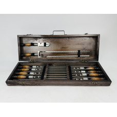 Набір шампурів в кейсі ПРЕМІУМ