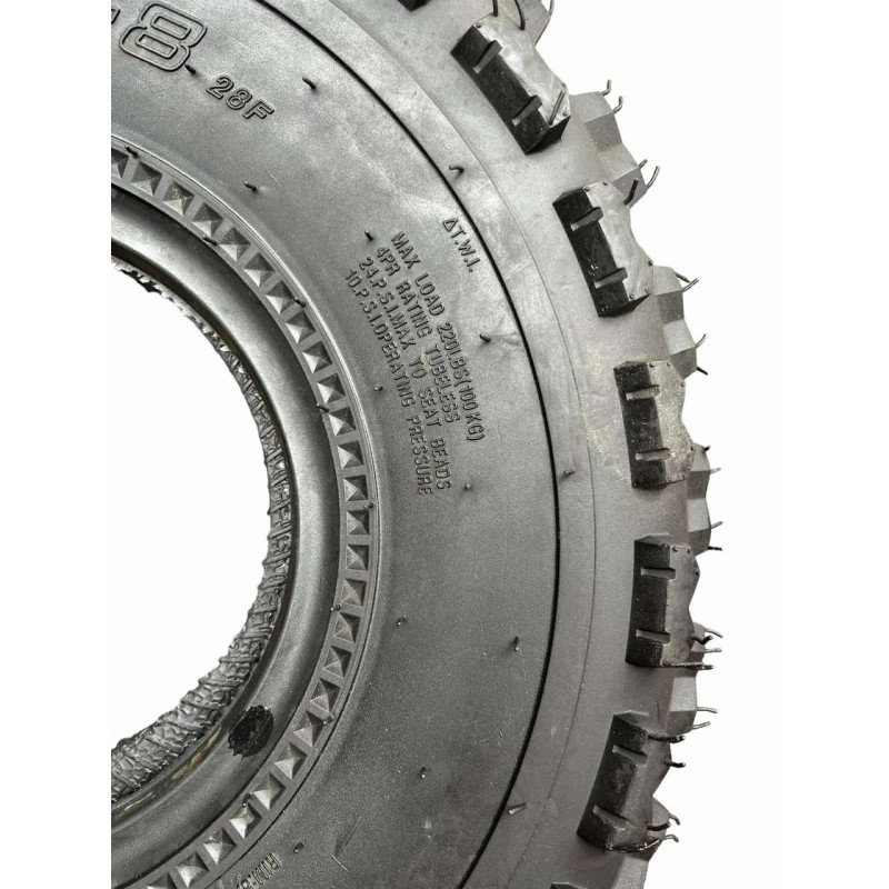 Покришка 19х7-8 (180/80-8) на квадроцикл, без камерна (TL), (4PR)