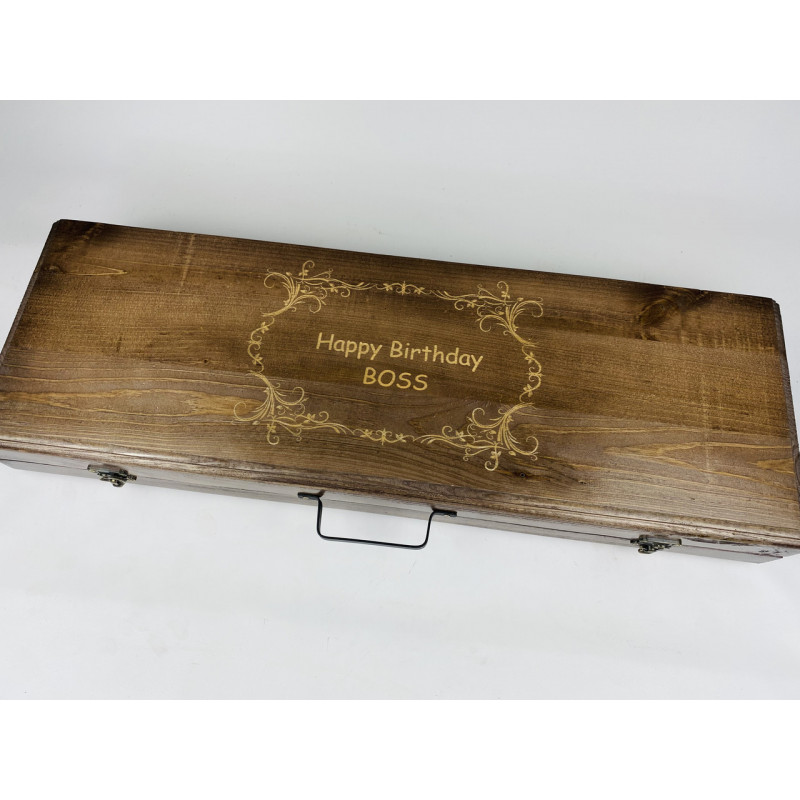 Набір шампурів в кейсі СРІБЛО