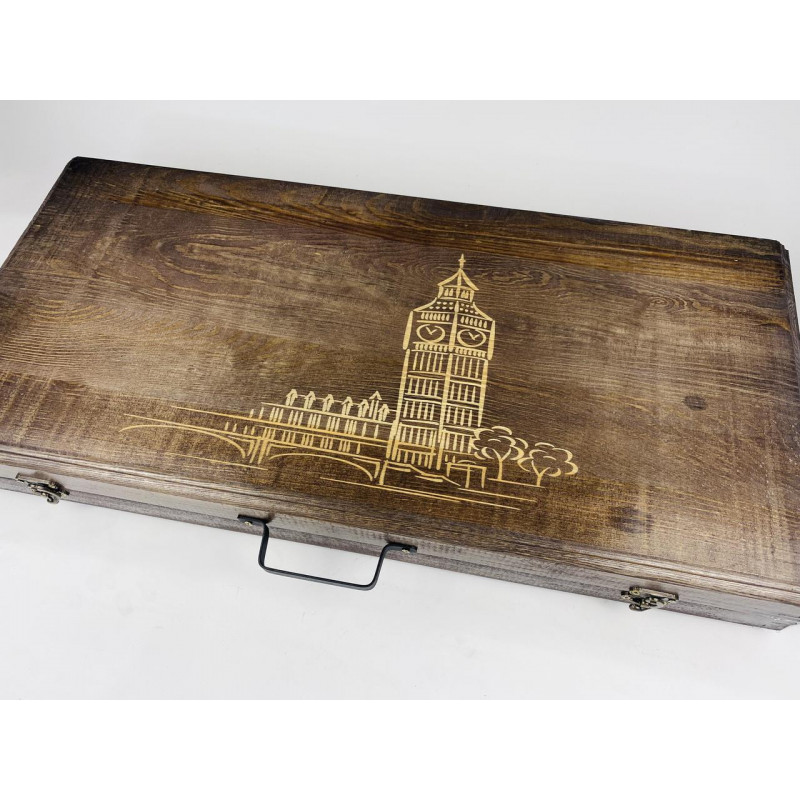 Набір шампурів в кейсі СРІБЛО