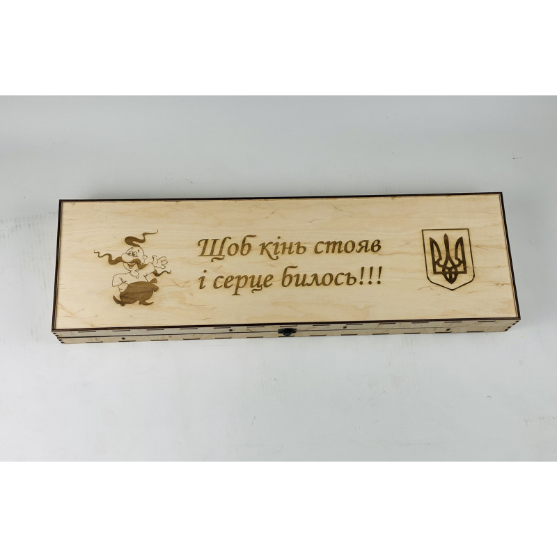 Набір шампурів у кейсі "Вуд з чарками"