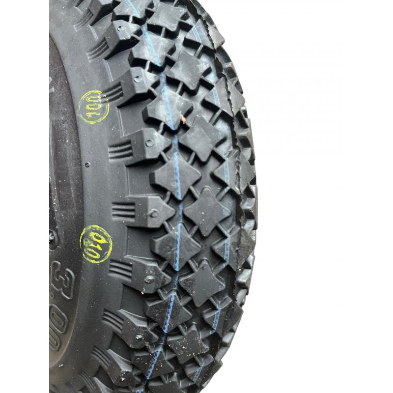 Покришка 3.00-4 (260х85) (60% каучуку) для садово-будівельної тачки, візки, дитячий квадроцикл "Deli Tire" Індонезія