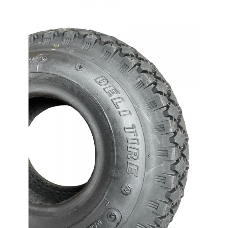 Покришка 3.00-4 (260х85) (60% каучуку) для садово-будівельної тачки, візки, дитячий квадроцикл "Deli Tire" Індонезія