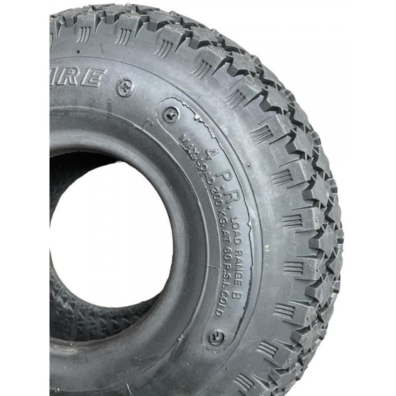 Покришка 3.00-4 (260х85) (60% каучуку) для садово-будівельної тачки, візки, дитячий квадроцикл "Deli Tire" Індонезія