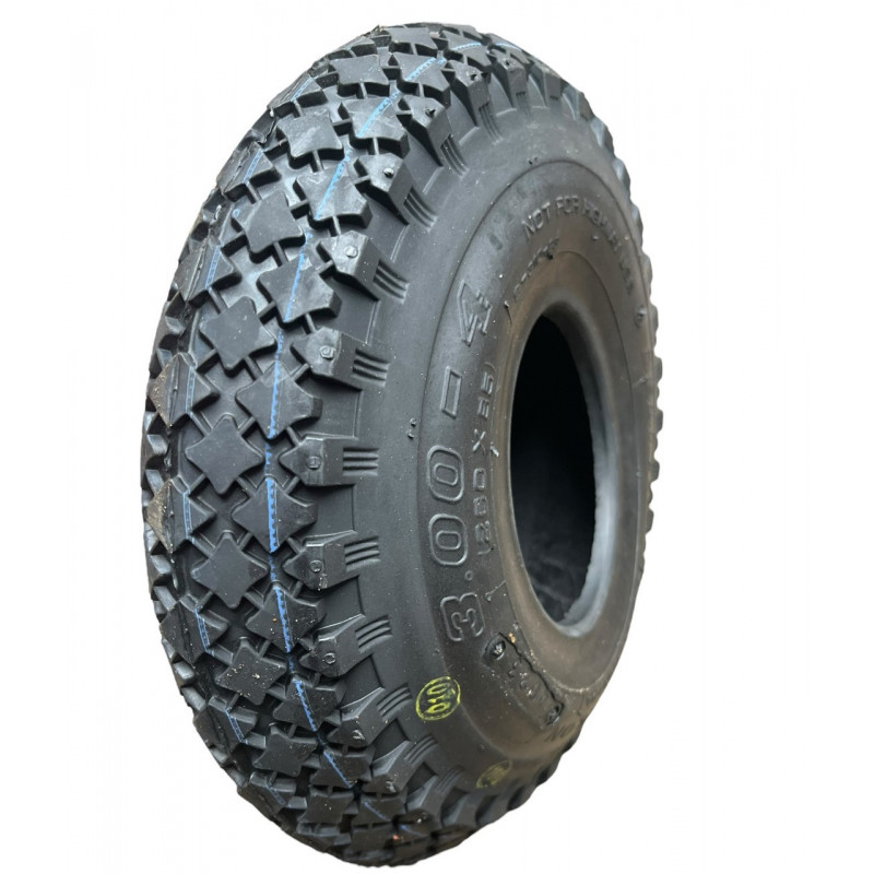 Покришка 3.00-4 (260х85) (60% каучуку) для садово-будівельної тачки, візки, дитячий квадроцикл "Deli Tire" Індонезія