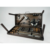 Подарунковий набір для пікніка Кизляр MAX, ручної роботи (шампура і аксесуари)