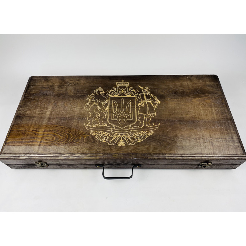 Подарунковий набір для пікніка Кизляр MAX, ручної роботи (шампура і аксесуари)