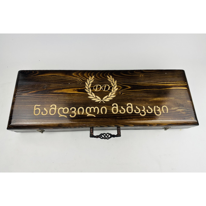 Набір шампурів в кейсі СТАЛЬНИЙ