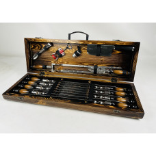 Набір шампурів в кейсі ТРОФЕЙ LUX