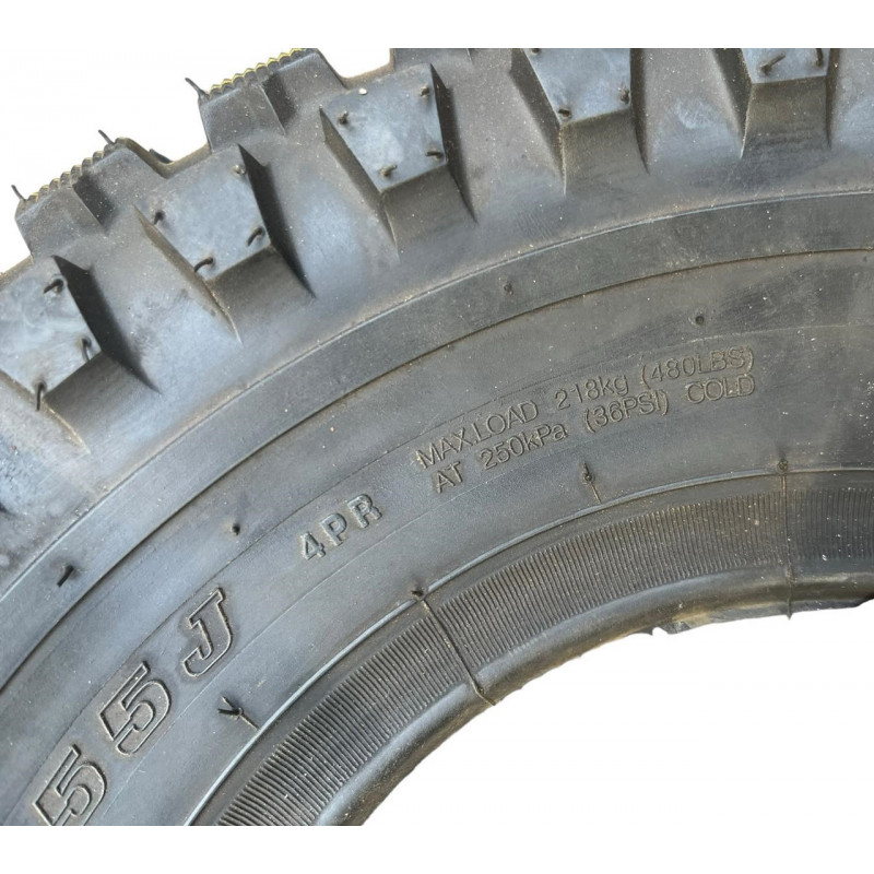 Покришка 4.00-8 55J, камерна (ТТ), 4PR, MAX LOAD 218кг, "Chao Yang" Шиповка