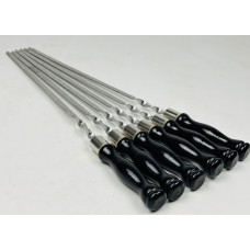 Шампура БЛЕК, з деревяною ручкою