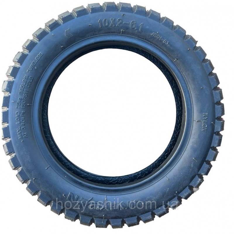 Покришка 10х2-6.1 (50/75-6.1) безкамерна (TL) на електросамокат, гіроборд, гіроскутер