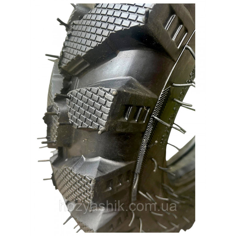 Шина з камерою 6.00-12 (12PR) на мотоблок, мінітрактор, Max.Load 405 кг, 48 шипів