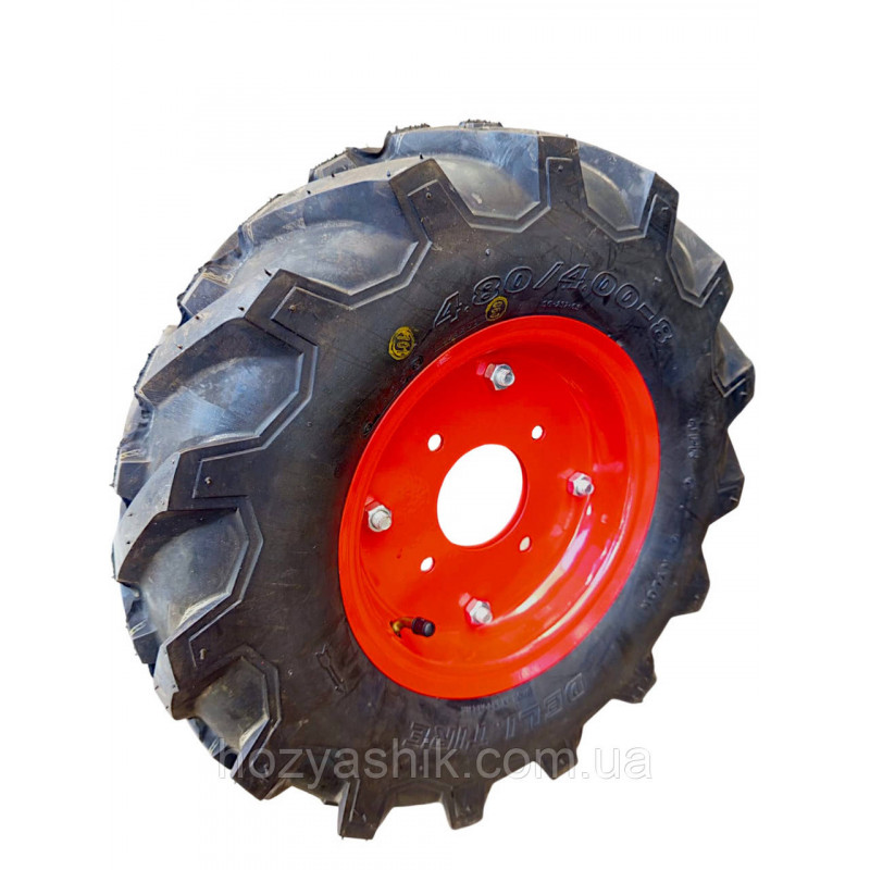 Колесо в зборі 4.00-8 4PR Deli Tire (диск 4х110) для мотоблока та мінісільгосптехніки