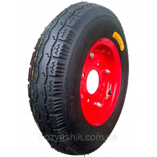 Колесо в зборі 4.00-8 з посиленою шиною GOOD TYRE 6PR, диск розбірний